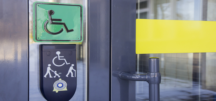automatic handicap door opener in Davis