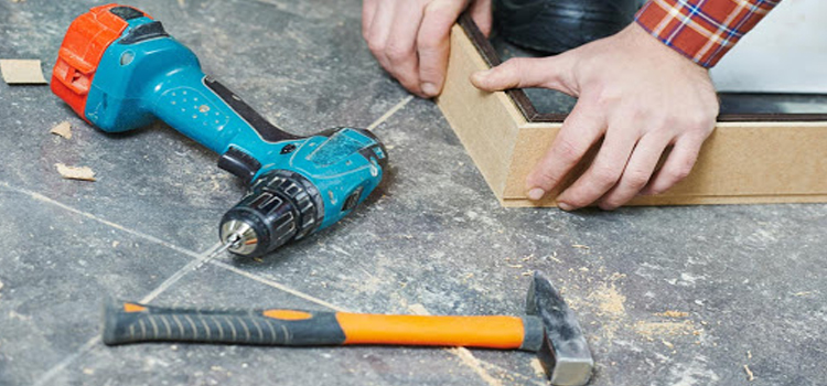 broken door frame repair Davis