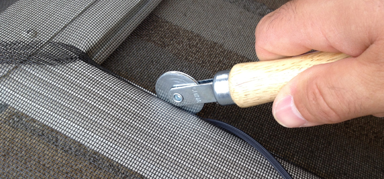 metal screen door repair in Davis