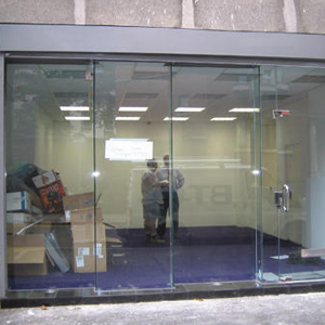 shop front door repair Davis